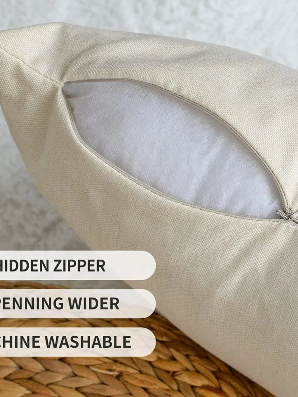 4 Pillow Covers Farmhouse Theme Home Sweet‎ Home 18x18 NEW